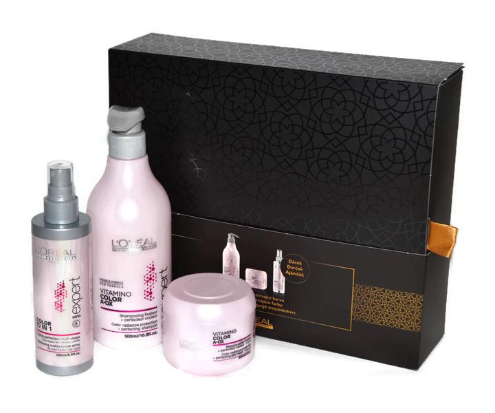 Dar�ekov� sada pre farben� vlasy Lor�al Vitamino Color A-OX + DAR�EK