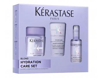 Dar�ekov� cestovn� sada pre blond vlasy K�rastase Blond Absolu Hydration Care Set