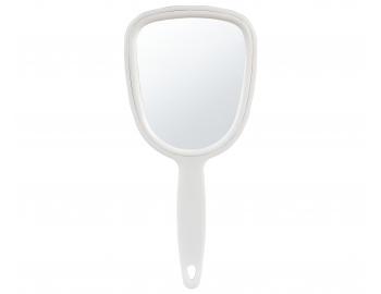 Kozmetick� zrkadlo s rukov�ou Sibel - 10 x 21,8 cm, biele