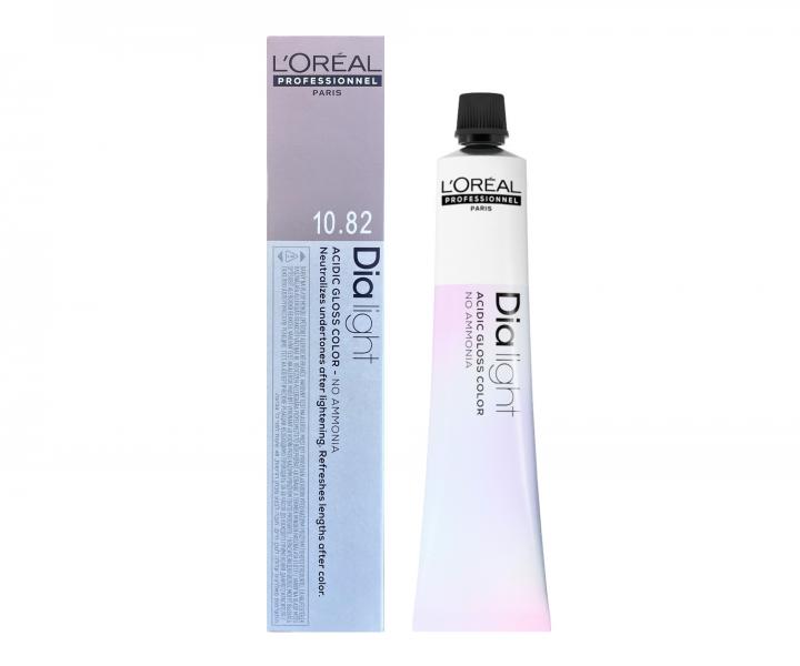 Preliv na vlasy Loral Dialight 50 ml - Pearls 10.82 blond vemi vemi svetl mokka dhov milkshake