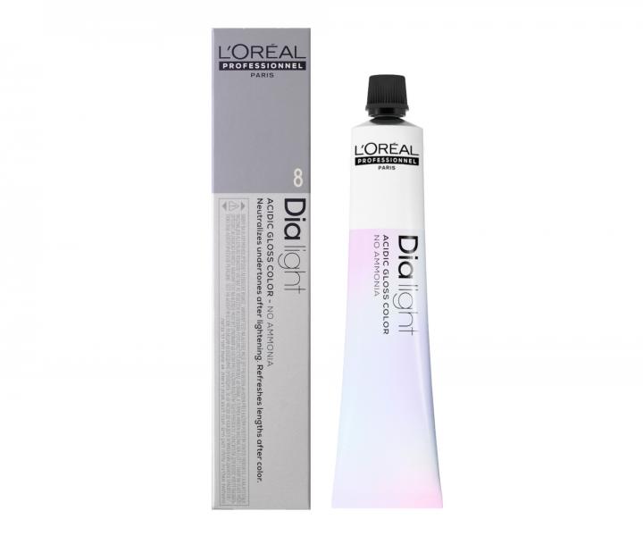 Preliv na vlasy Loral Dialight 50 ml - odtie 8 blond svetl