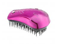 Rozesvacia kefa na vlasy Dessata Original Maxi Swarovski Fuchsia Heart - fuchsiov