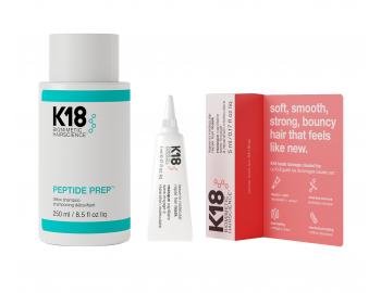 Detoxikačný šampón na vlasy K18 - 250 ml + bezoplachová maska 5 ml zadarmo