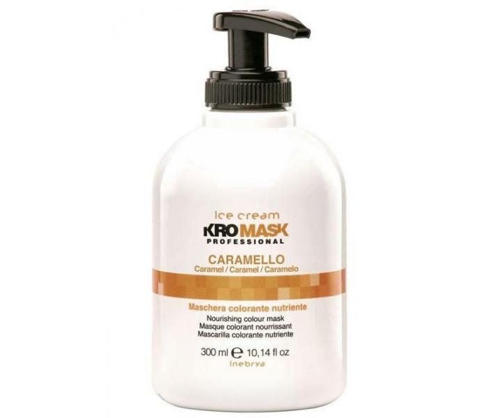 V��ivn� farbiace maska Inebrya KroMask Caramello - 300 ml