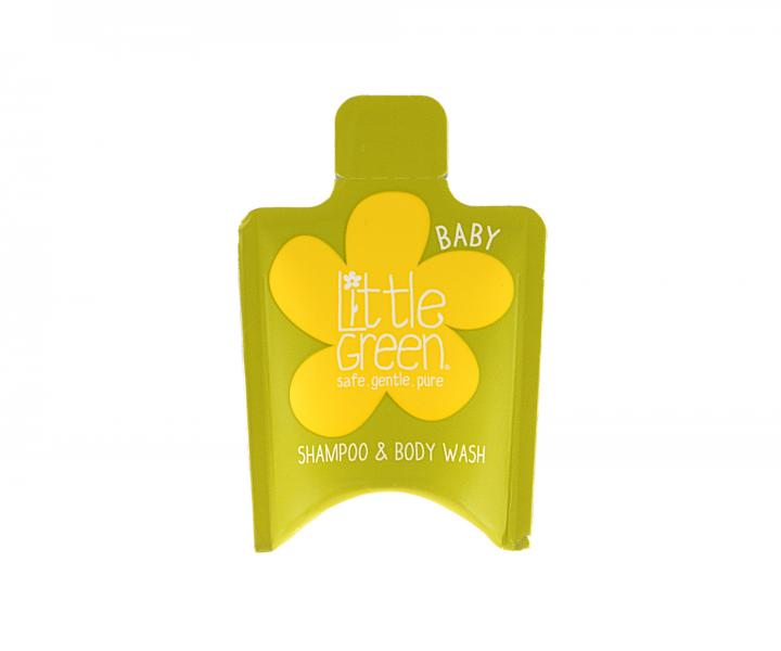 Jemn ampn a sprchov gl pre bbtk Little Green Baby - 14,8 ml