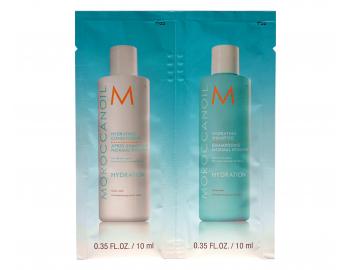 Šampón a kondicionér pre hydratáciu vlasov Moroccanoil Hydration - 2 x 10 ml