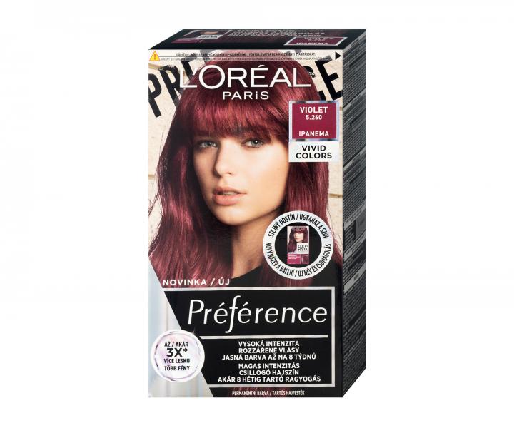 Permanentn farba na vlasy Loral Prfrence 5.260 Violet - fialov