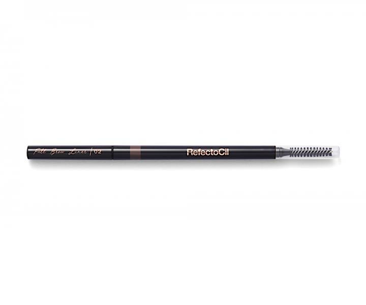 Vodeodoln ceruzka na oboie s kefkou RefectoCil Full Brow Liner - 02, stredne hned