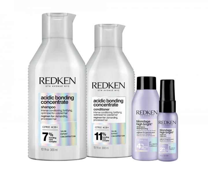 Sada na regener�ciu po�koden�ch blond vlasov Redken + �amp�n 75 ml a starostlivos� 30 ml zadarmo
