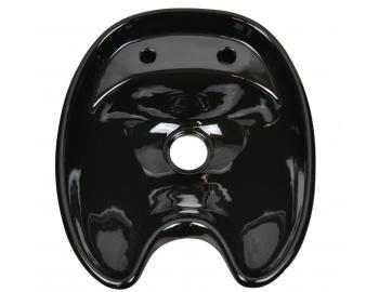 Umývadlo pre umývací box Detail DHS-0325b - keramické, čierne - II. akosť - odrenina glazúry