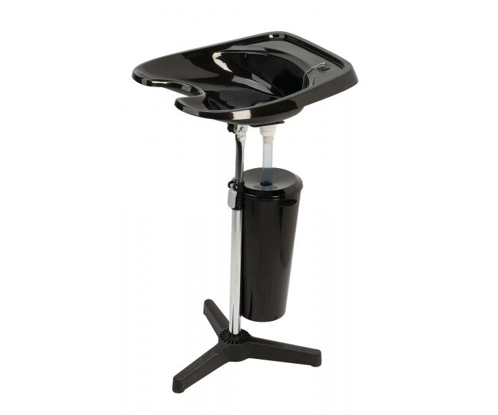 Kadern�cka um�vacie misa Sibel Luxe - prenosn�, �ierna - s odpadovou n�dobou