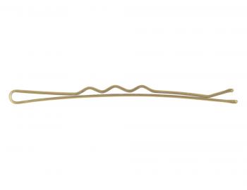 Vlnitá sponka Sibel Wavy - 7 cm, zlatá - 500 g