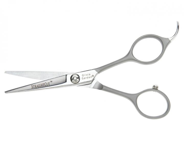 Kaderncke nonice Olivia Garden StraightCut Shear 5"- strieborn