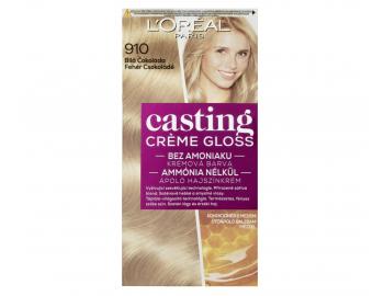 Farbiace kr�m bez amoniaku Lor�al Casting Cr�me Gloss - 910 biela �okol�da