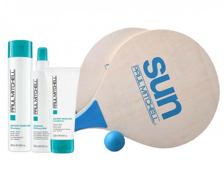 Sada na hydrat�ciu vlasov Paul Mitchell Instant Moisture� + set na pl�ov� tenis zadarmo