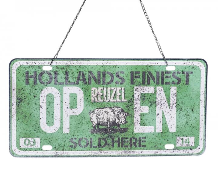 Plechov cedua na dvere otvoren/zatvoren Reuzel (bonus)