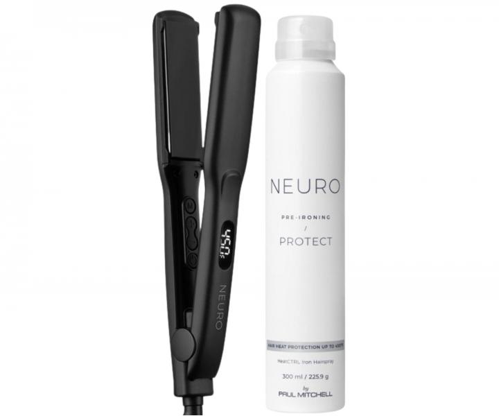 Profesion�lna �ehli�ka na vlasy Paul Mitchell Neuro Smooth 1,25" Straightening & Styling Iron + termoochrann� lak zadarmo