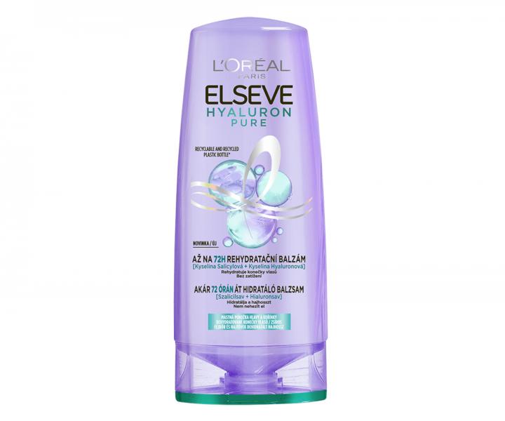 Rehydratan balzam pre mastn vlasov pokoku a such koneky Loral Elseve Hyaluron Pure - 300 ml