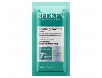 Kondicion�r pre hustotu a objem jemn�ch, z�ahnut�ch a norm�lnych vlasov Redken Acidic Grow Full System - 10 ml (bonus)