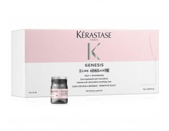 Intenzvna kra obnovujca kvalitu a prunos vlasovej pokoky Krastase Genesis Cure Apaisante - 10 x 6 ml