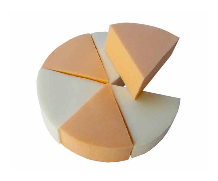 Kozmetick hubka na make-up Duko NR-06 - 6ks