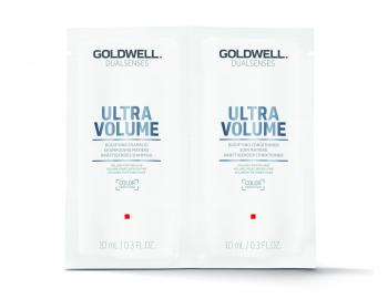 Šampón a kondicionér na jemné vlasy Goldwell Ultra Volume - 2x10 ml
