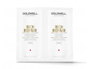 Šampón a kondicionér na suché vlasy Goldwell Rich Repair - 2x10 ml