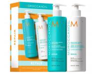 Dar�ekov� sada na regener�ciu po�koden�ch vlasov Moroccanoil Repair Duo - 2 x 500 ml
