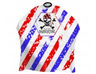 Pnska pltenka na strihanie vlasov a fzov Pirates of the Barbertime Crystal Barber Cape - farebn