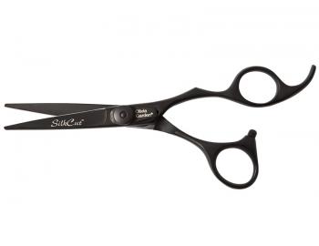 Kadernícke nožnice Olivia Garden SilkCut® Shear 5,75" Matt Black Edition - matne čierne