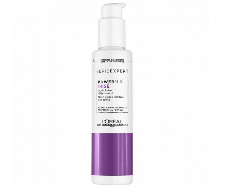 Tmavo fialov aditvum do masky na vlasy Loral Powermix Iris - 150 ml