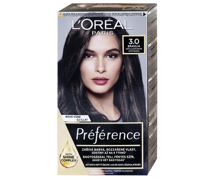 Permanentn farba Loral Prfrence 3/B hned tmav