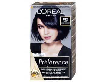 Permanentn farba Loral Prfrence P12 intenzvna iernomodr