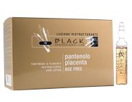 Ampulky k revitalizcii vlasov Black Panthenol & Placenta Hair Lotion - 12 x 10 ml