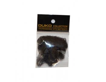 Sieťka na vlasy s gumičkou Duko 4201 jemná - 3ks, čierna
