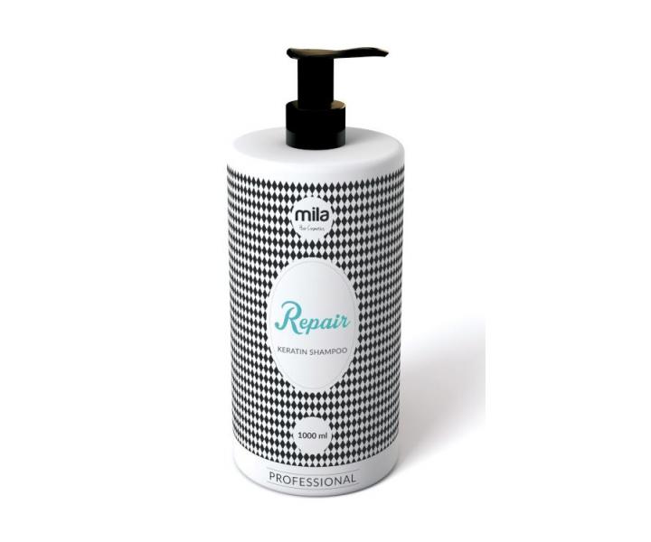 �amp�n pre po�koden� vlasy Mila Hair Cosmetics Repair - 1000 ml