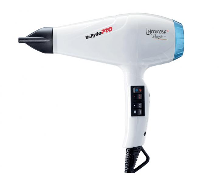Fn na vlasy BaByliss Pre Luminoso Bianco-2100 W, biely