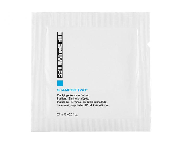 ampn pre mastn vlasy Paul Mitchell Shampoo Two - 7,4 ml