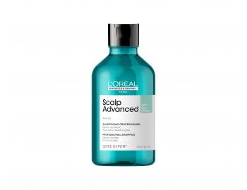 Šampón pre mastiacu sa vlasovú pokožku Loréal Professionnel Scalp Advanced Anti-Oiliness - 300 ml