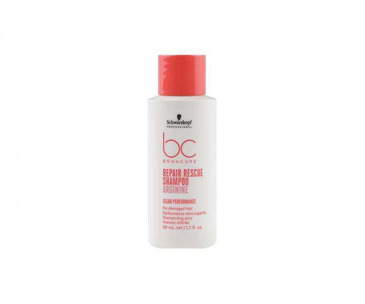 ampn pre pokoden vlasy Schwarzkopf Professional BC Bonacure Repair Rescue Shampoo - 50 ml