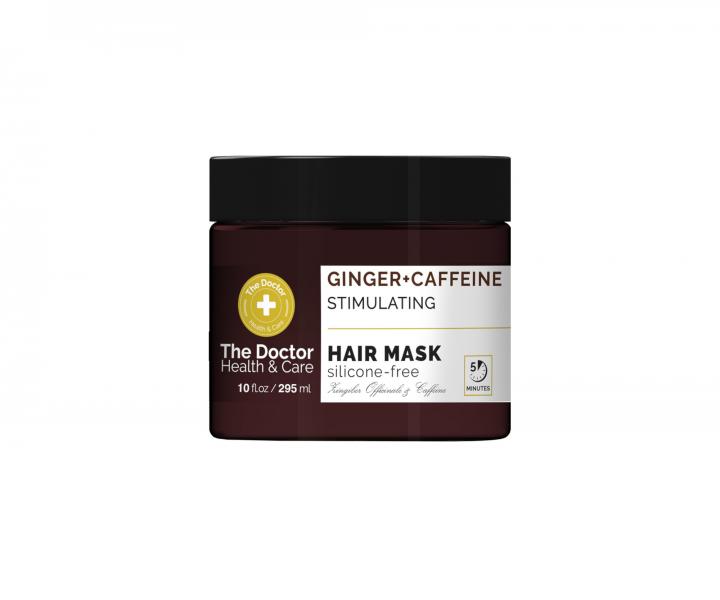 Stimulujca maska na dodanie hustoty vlasov The Doctor Ginger + Caffeine Hair Mask