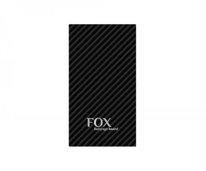Karb�nov� podlo�ka na farbenie vlasov Fox Balayage Carbon Fiber Board - 20 x 11 cm, �ierna