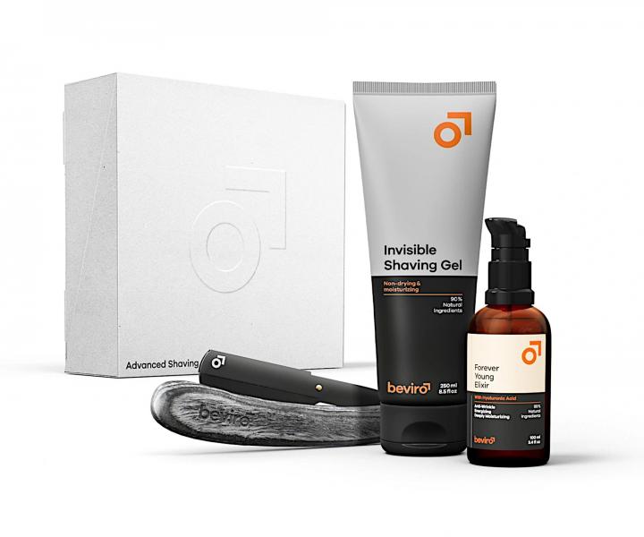 P�nska dar�ekov� sada na holenie f�zov Beviro Advanced Shaving Set