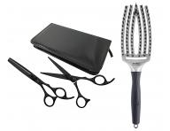 Sada no�n�c 5,75 "a 6,35" Olivia Garden Xtreme Matt Black Edition + kefa zadarmo