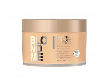 Zlat maska pre luxusn lesk blond vlasov Schwarzkopf Professional BlondMe Blonde Wonders - 450 ml