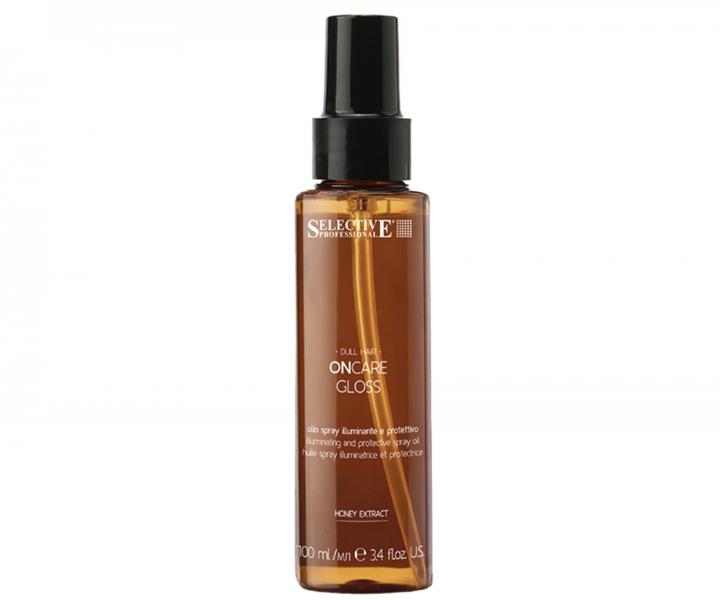 Olejov� bezoplachov� sprej pre vlasy nam�han� slnkom Selective Professional OnCare Gloss Protective Spray Oil - 100 ml