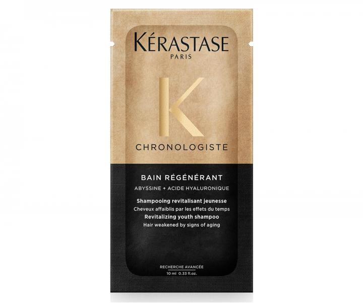 Revitaliza�n� hydrata�n� �amp�n pre starn�ce vlasy K�rastase Chronologiste Bain R�g�n�rant - 10 ml (bonus)