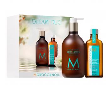 Darčeková sada ľahkej olejovej starostlivosti a telového mlieka Moroccanoil Dream Duo Light