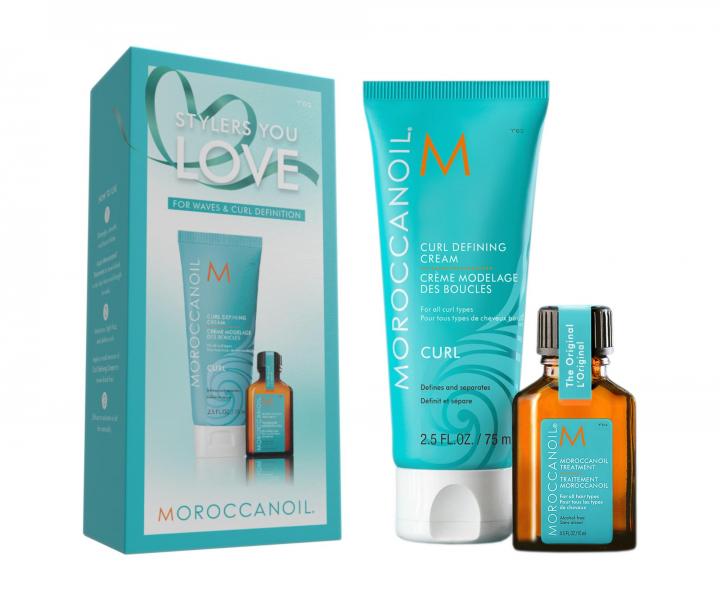Darekov sada na definciu vlnitch a kueravch vlasov Moroccanoil Stylers You Love For Waves & Curl Definition