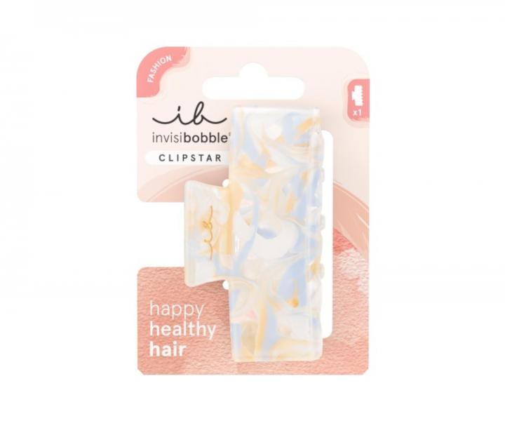 kripec do vlasov Invisibobble Clipstar M Stylesnap - bovomodr s mramorovm efektom
